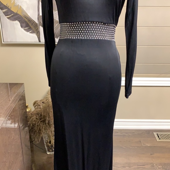 Nicole Bakti Rhinstone Gown Formal Dress - Picture 5 of 17